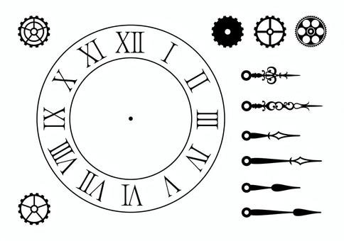 黒の時計の文字盤テンプレート針なしイラスト画像とPSDフリー素材透過の無料ダウンロード - Pngtree