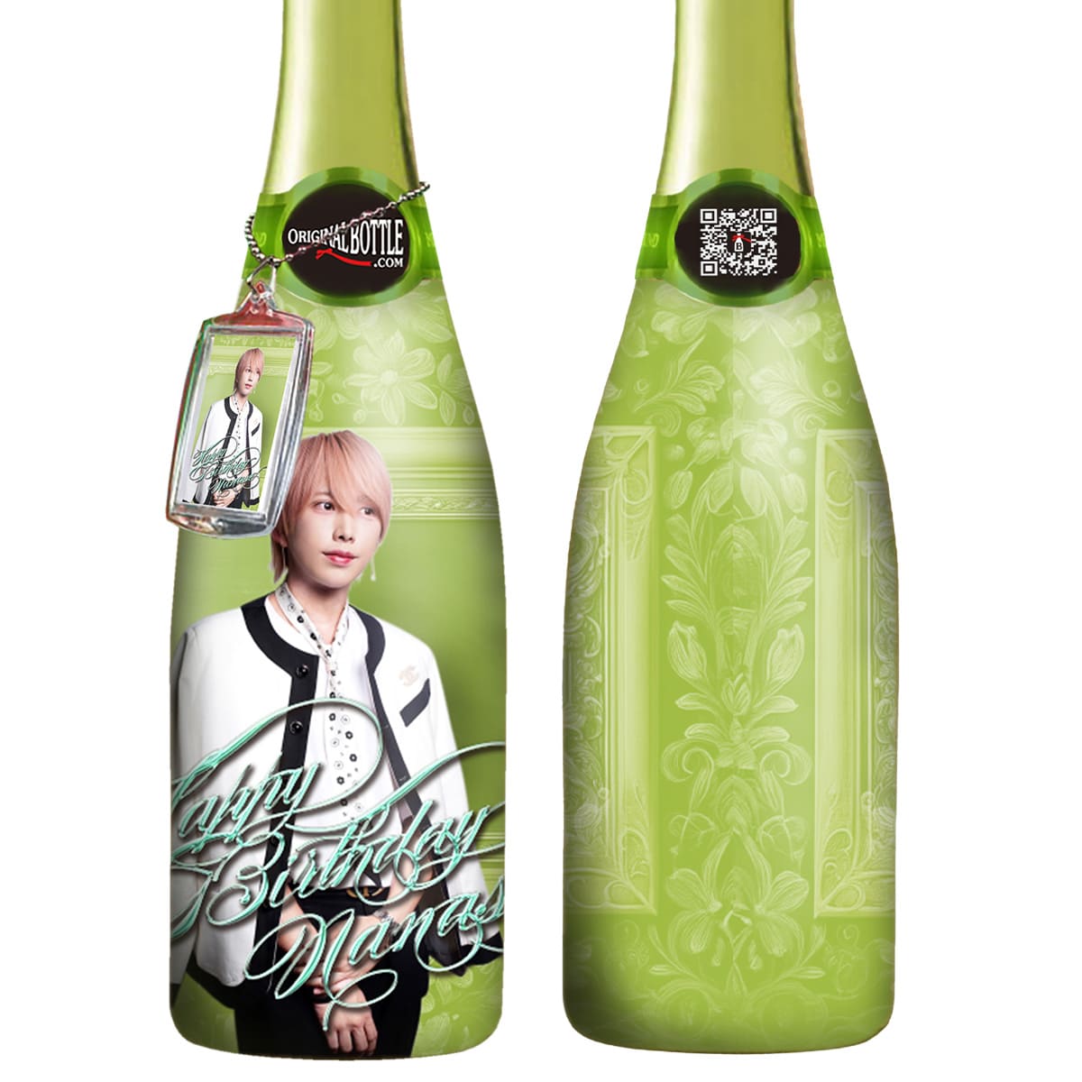 ❤︎Lafary編集部❤︎ PICK UP POST💒オリシャンラベル 作り方 . 本人不在の誕生日会で使いたいオリジナルシャンパンラベルの作り方をご紹介👶🏻💖とっても簡単に自宅であるもので作れちゃいます💬🎶シャンパンにキーホルダーやリボンをつけるとさらにかわいくなります