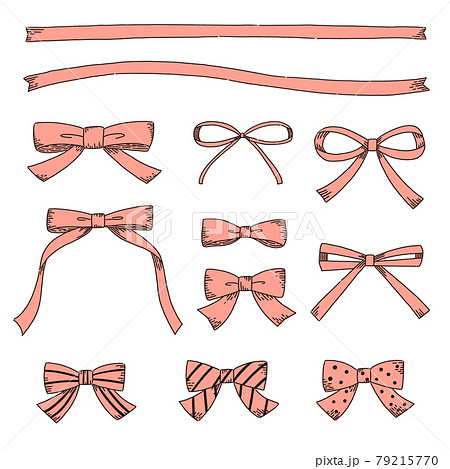 手書きの旗やリボンのイラストセット の Stock ベクターAdobe Stock