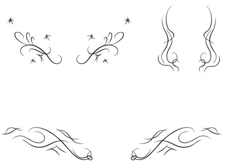 ピンストライプデザインTikTok