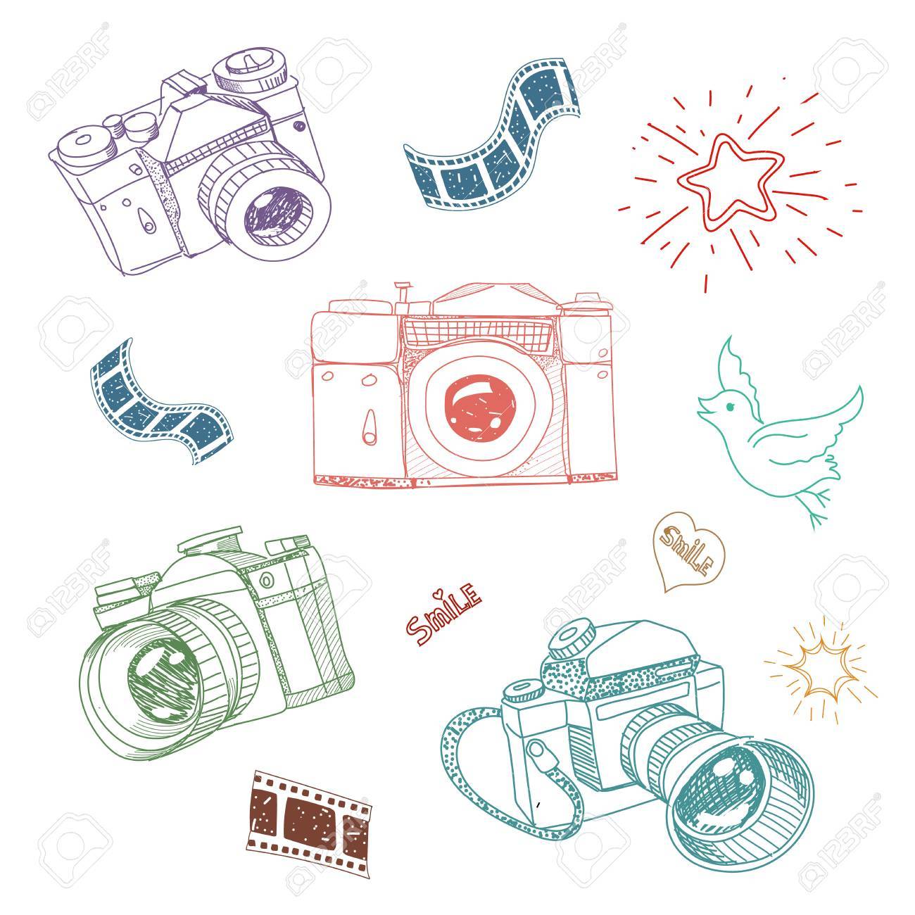 手書き風 イラスト カメラ」の1.3万点のロイヤリティフリー画像、写真素材、絵Shutterstock