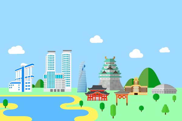 海辺の見える町 イラスト素材7025049- フォトライブラリ