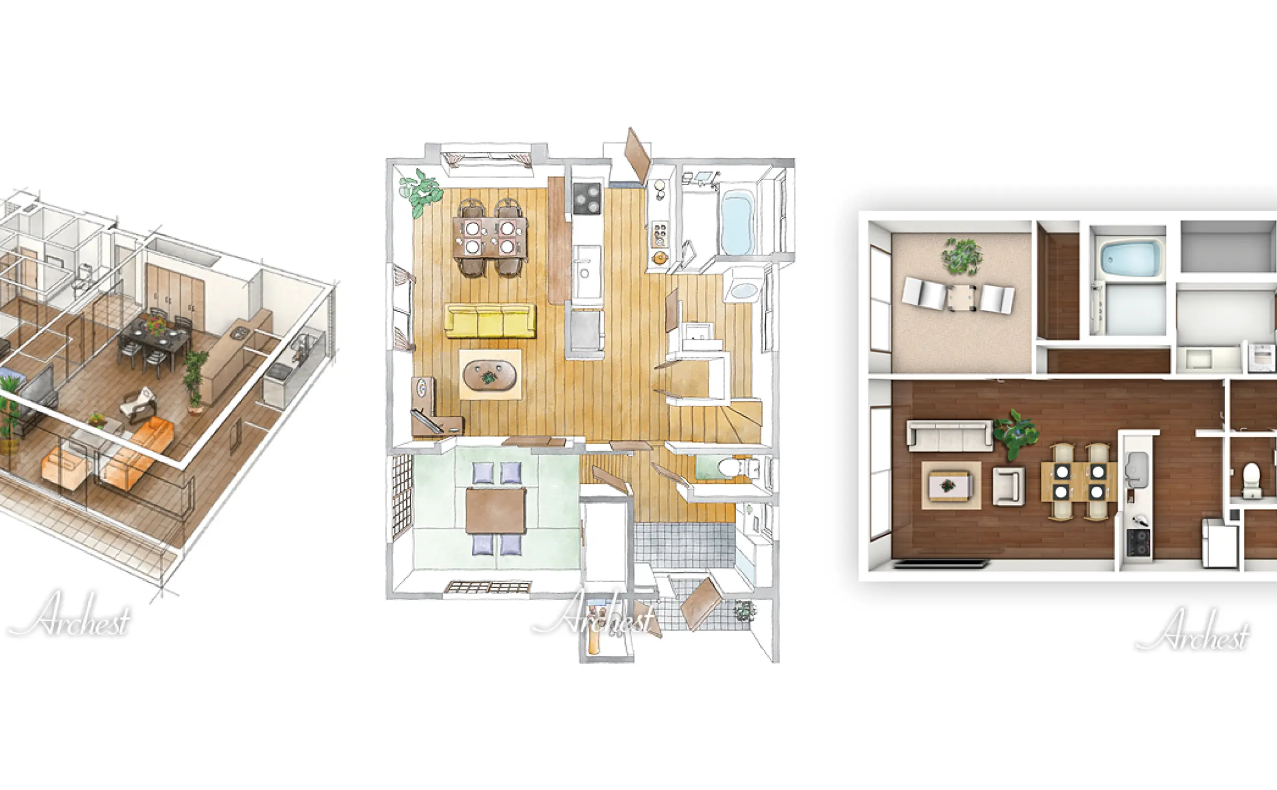 街の俯瞰図 イラストマップ 描きます 見て楽しい地図制作いたします。ココナラ