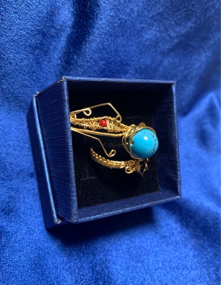 天然石ワイヤーリング~10分で作れる上品アクセサリー！～イマタマ