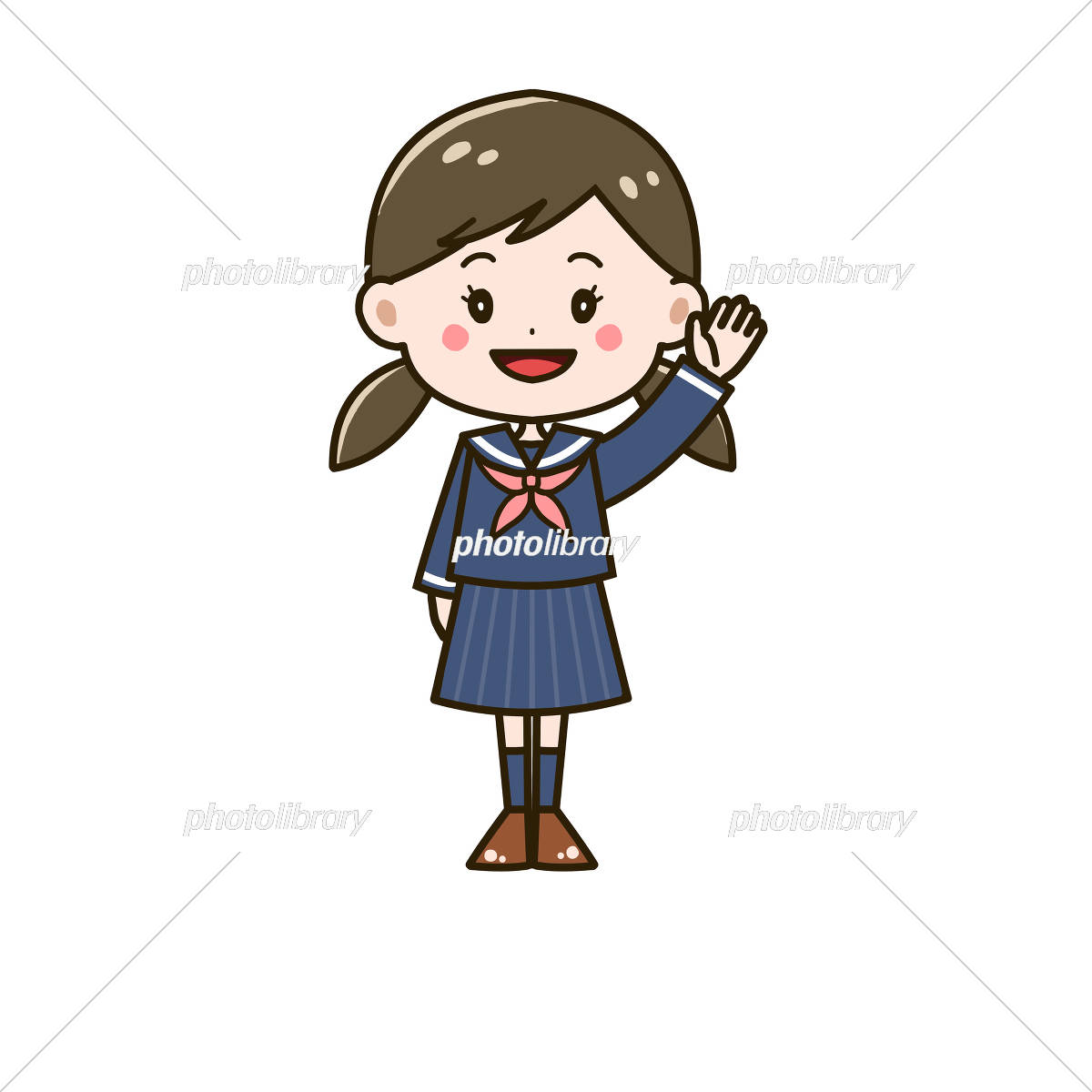 挙手 教室で手をあげる子どもたちのイラストかわいい子どものイラスト素材 無料イラストバンク 本店