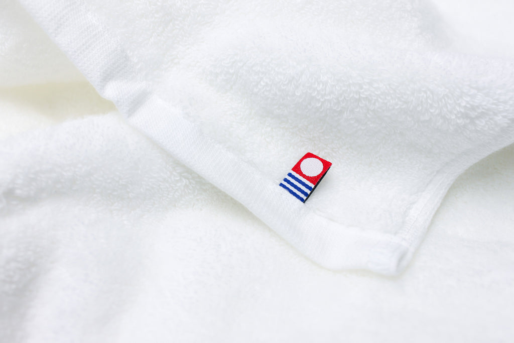 OSS!!今治エコタオル フェイスタオル 文字赤