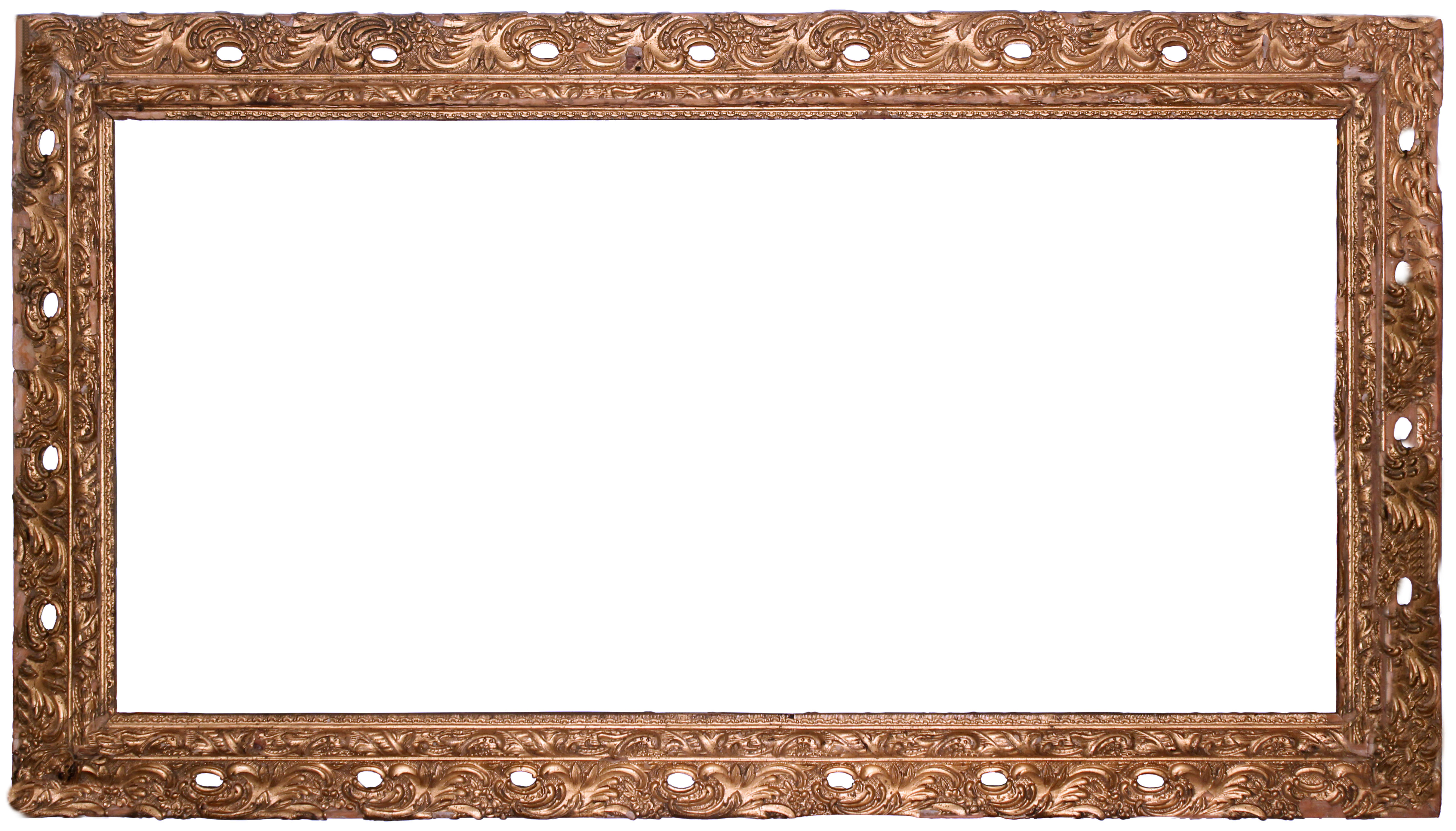 エレガントなゴールドのフレーム飾り枠イラスト無料イラスト かわいいフリー素材集 フレームぽけっと