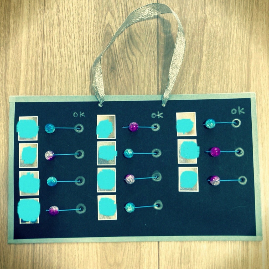 暮らしのアイディア 手作りToDoボード