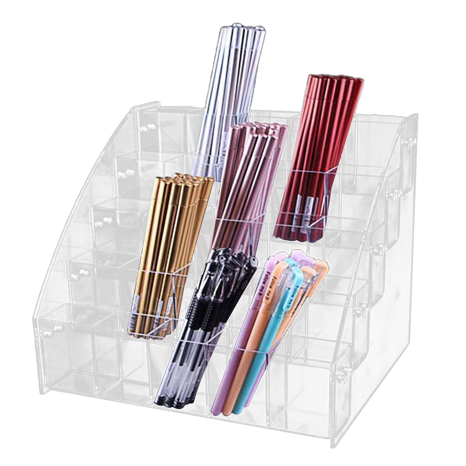 筆記具陳列什器アクリルディスプレイのみやび工芸