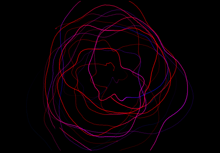 コードの解説①ジェネラティブアート ちょっとしたアートを作ったので Processingつれづれフォルダ