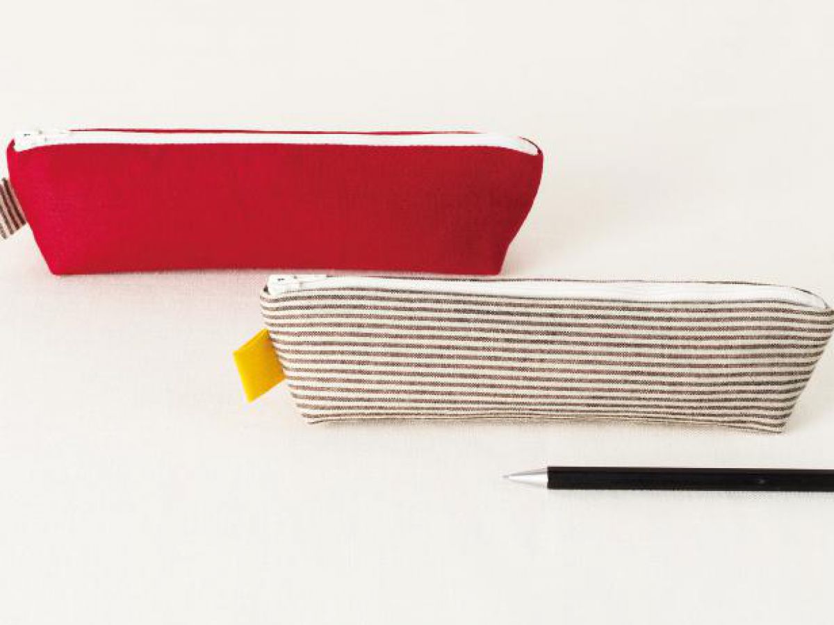 簡単に手作り「ファスナー付き 立つペンケース」の作り方ぬくもり