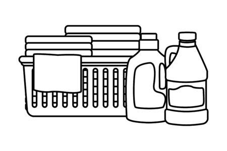 液体洗剤イラストレイン🚂 - イラスト無料素材