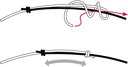 長さが調節できる とめ結びの結び方 紐結び方・飾り結び ぬくもり