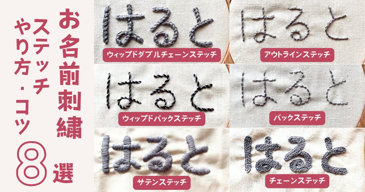 アウトラインステッチで楽しむアルファベット かわいい刺しゅうはなのす