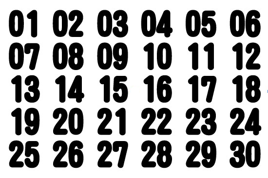 かわいい数字フォント Stock VectorAdobe Stock