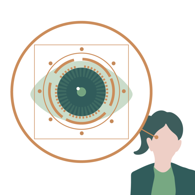 虹彩認証」のイラスト素材・ベクター画像 - イメージマートimagemart