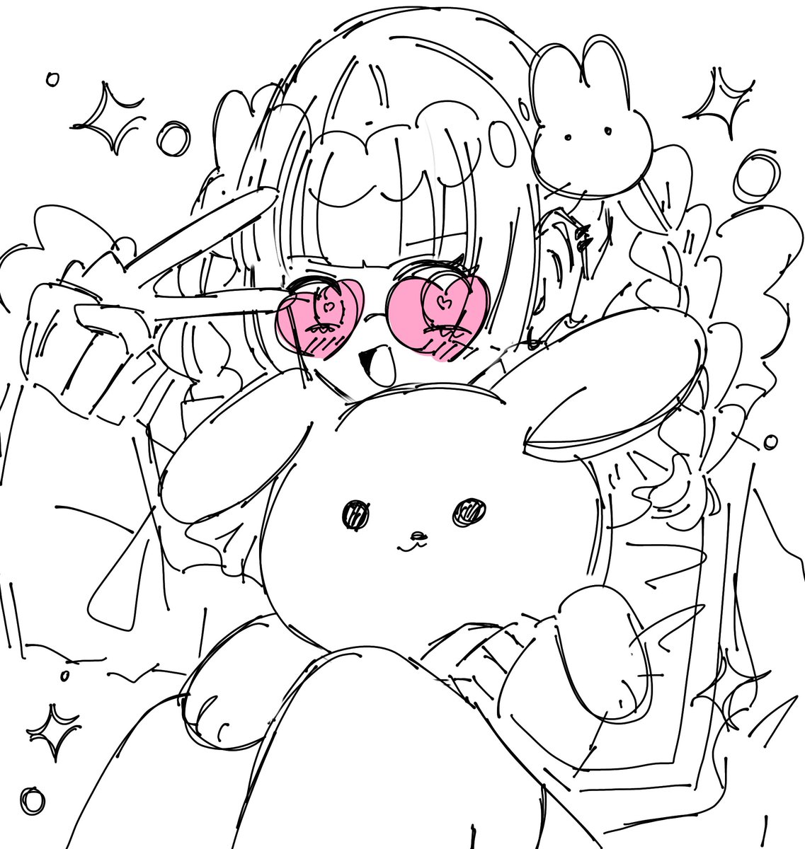 白黒のゲームメーカーのアイコンイラスト - ONWAイラスト