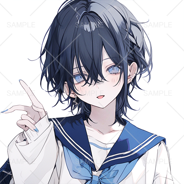 SNSアイコン 信頼度UP! おしゃれで大人かわいい女の子描きます ーお手元の写真のポーズのままで無くてもOK!ー イラスト HaluS ハルズ通販 17974442Creema クリーマ