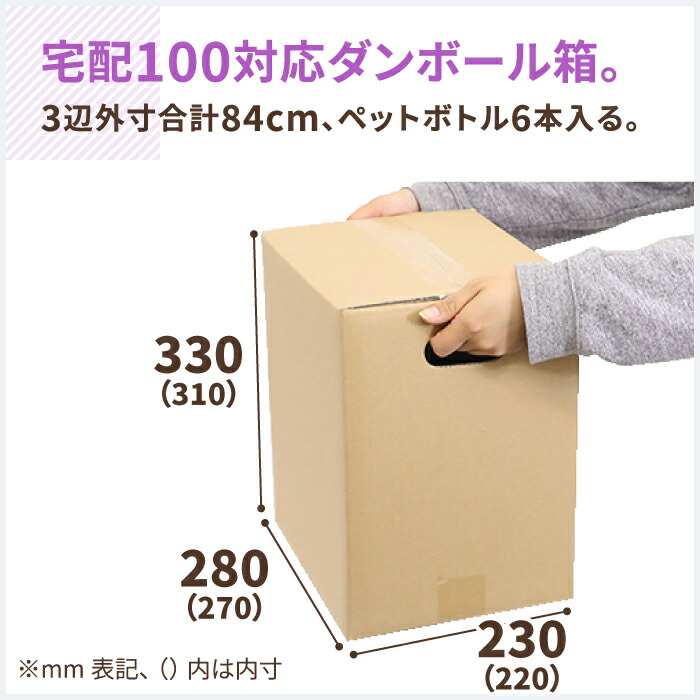 隠れた名品 白色タイプが新登場！2Lペットボトルが入る、宅配60サイズのダンボール箱株式会社アースダンボールのプレスリリース