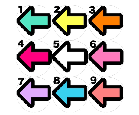 ファンサ うちわ文字 矢印 ２枚セットの通販 by ℳ﻿ shopラクマ