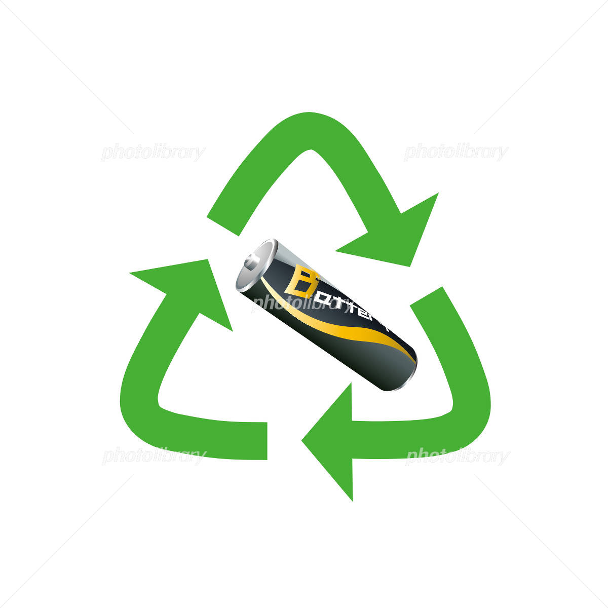 乾電池 単三 の白黒イラスト02かわいい無料の白黒イラスト モノぽっと