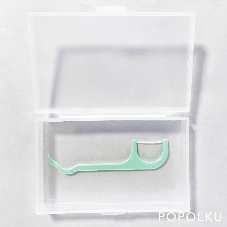 糸ようじ収納 100均で買える！洗った後の糸ようじ置き場には「メラミンスポンジ」がおすすめUCHIの平屋