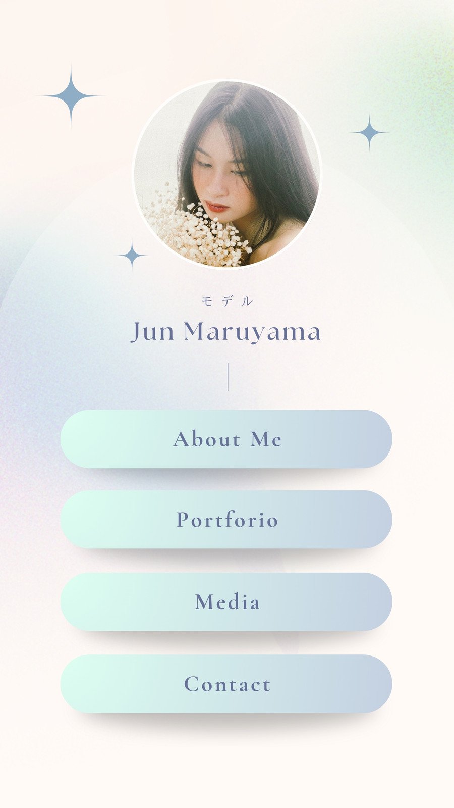 インスタストーリーズ自己紹介・プロフィールに 無料 テンプレート♡Canvaで写真と文字を