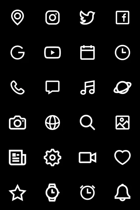 アプリアイコン 素材 水色TikTok