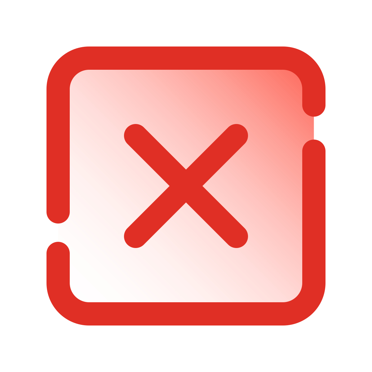 閉じるボタンのアイコンPremiumベクトル素材