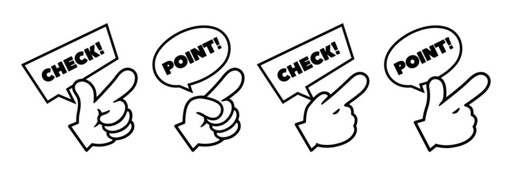 ひとさし指 チェック ポイントイラスト - No: 1404323無料イラスト・フリー素材なら「イラストAC」