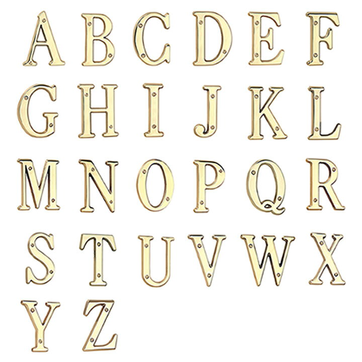 アルバム飾り ⑨お花の模様のアルファベット大文字 文字 ダイカットオーダ