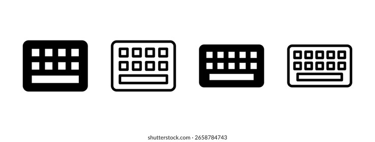 ブラック高級パソコンキーボードイラスト画像とPNGフリー素材透過の無料ダウンロード - Pngtree