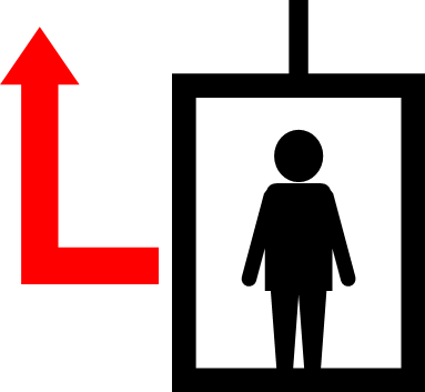 エレベータアイコン1アイコン素材ダウンロードサイト「icooon-mono」商用利用可能なアイコン素材が無料 フリー ダウンロードできるサイト