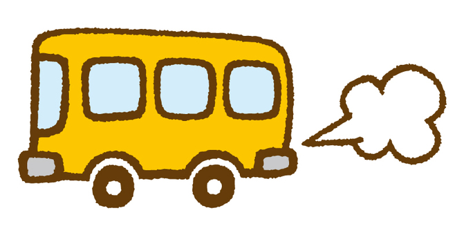 バスのイラスト 無料イラスト フリー素材