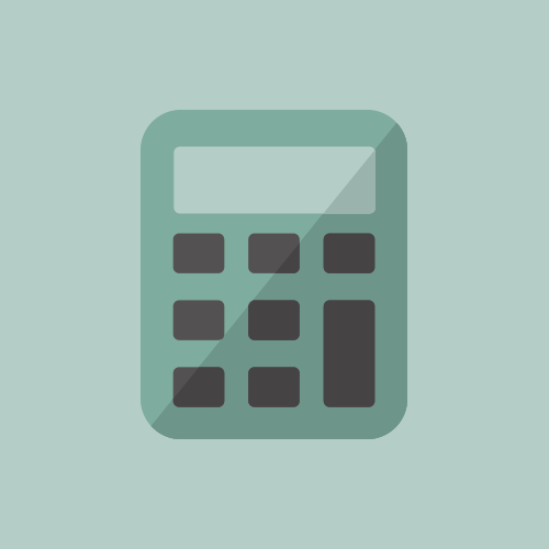 図の茶色のアウトラインの電卓アイコンのイラスト素材・ベクター Image 61747757