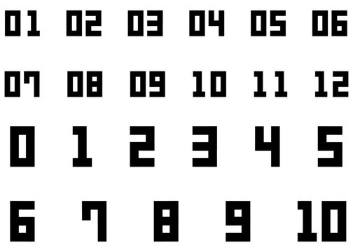 一 ichi 筆字：数字 数の単位 ：面白文字デザイン・漢字おもしろ系 Tシャツを購入デザインTシャツ通販 ClubT