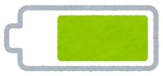 バッテリーフリーのアイコンイラスト素材 icon-pit