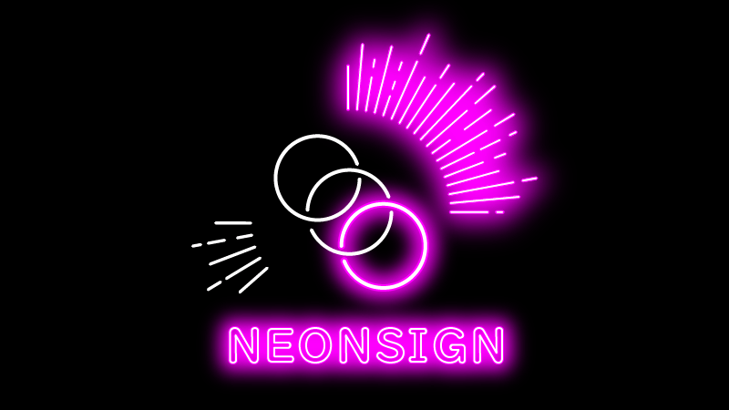 初心者におすすめのネオンテキストの作り方