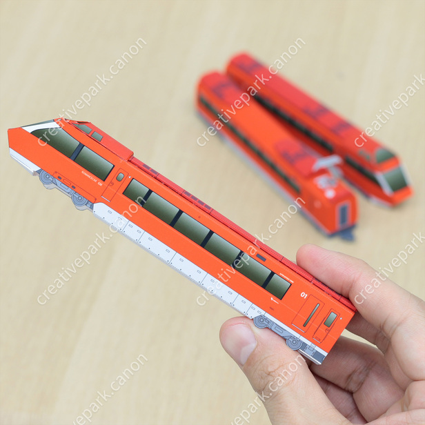 ペーパークラフトおだきゅうキッズ小田急電鉄