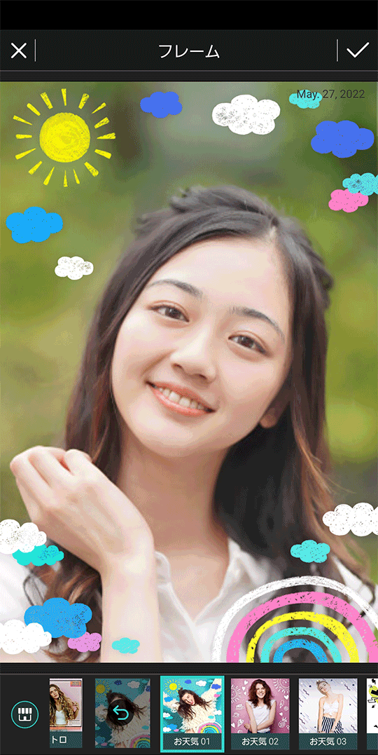 フレームでデザインを無料で作成！Canva