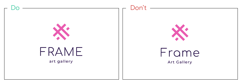 ロゴのポジショニングを決めるロゴストック