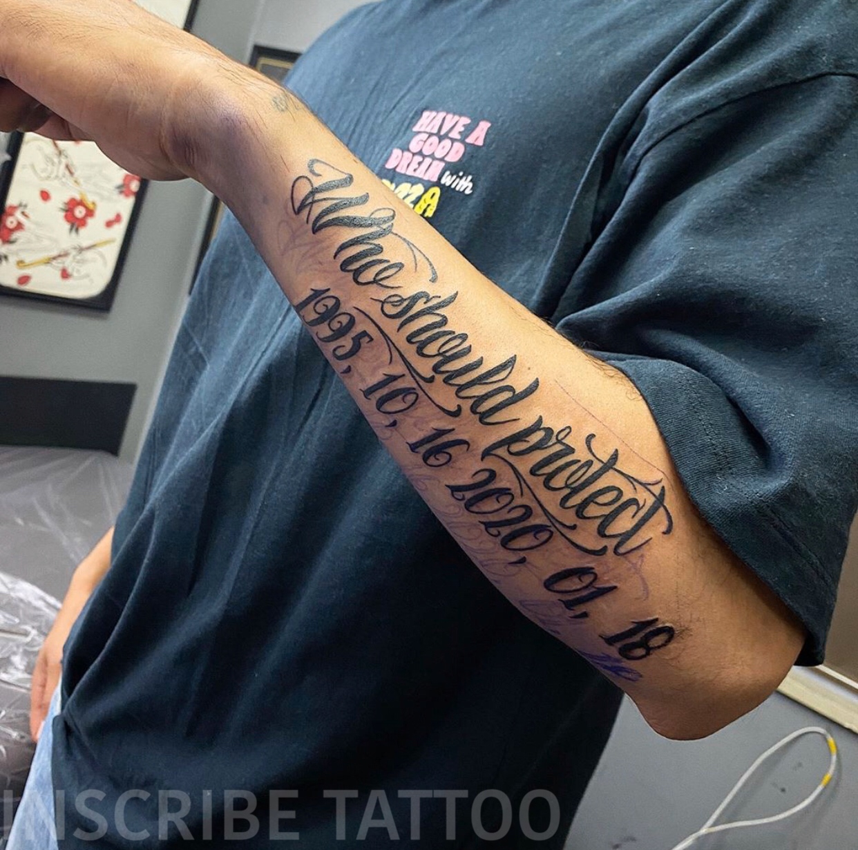 文字・スクリプト・Letter東京 タトゥースタジオ 吉祥寺 Red Bunny Tattoo タトゥーデザイン・タトゥー画像