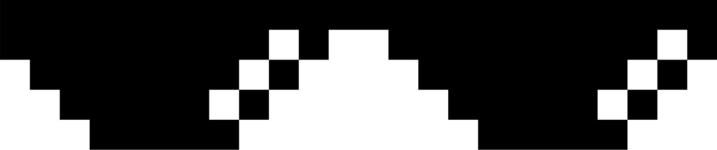 透明な背景のピクセルサングラスPNG、無料のクリップアート