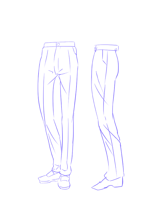 初心者も簡単！ズボンのイラストの描き方 - オンラインイラスト教室アタムアカデミ