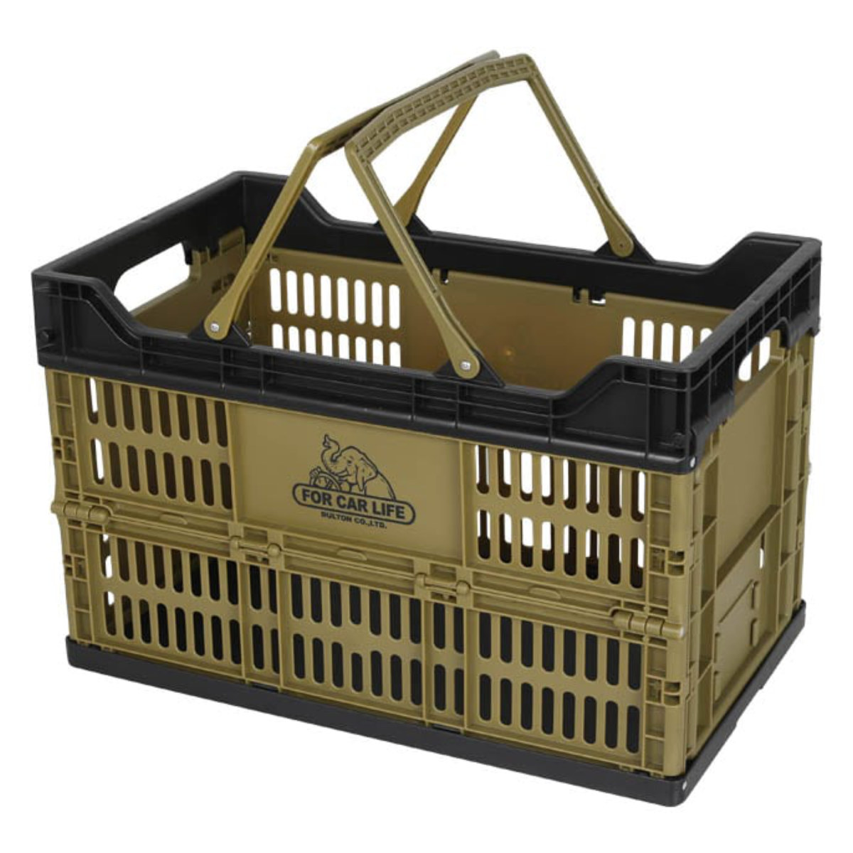 DULTON 買い物かご フォールディングショッピングバスケット 30Lダルトン 幅48×奥行28×高さ31cm バスケット かご カゴ折りたたみ 積み重ね 小物収納 頑丈 収納 アウトドア キャンプ 小物入れ おしゃれ ランドリー 衣類 丈夫グレーグレー : リビングートANA