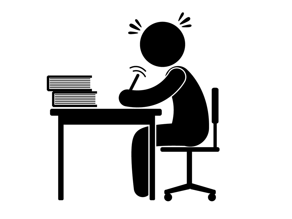 学校の無料イラスト テストする男の子 37473素材Good