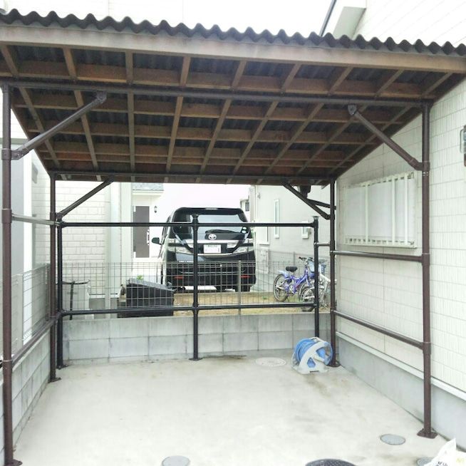 Diy 単管カーポートTikTok