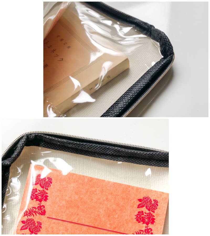 100均セリアの高見えファスナーポーチ