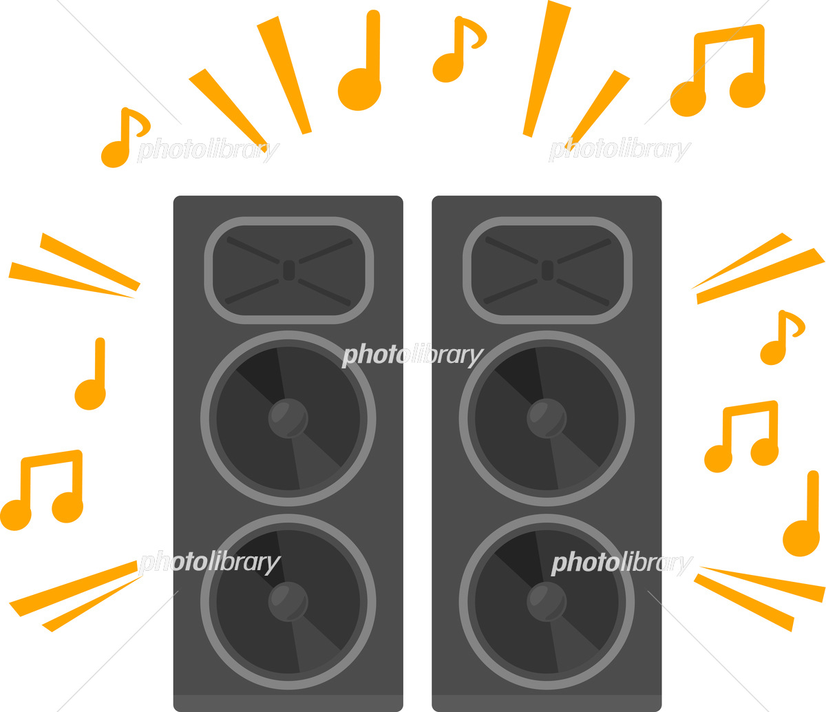 スピーカーイラスト - No: 862051無料イラスト・フリー素材なら「イラストAC」