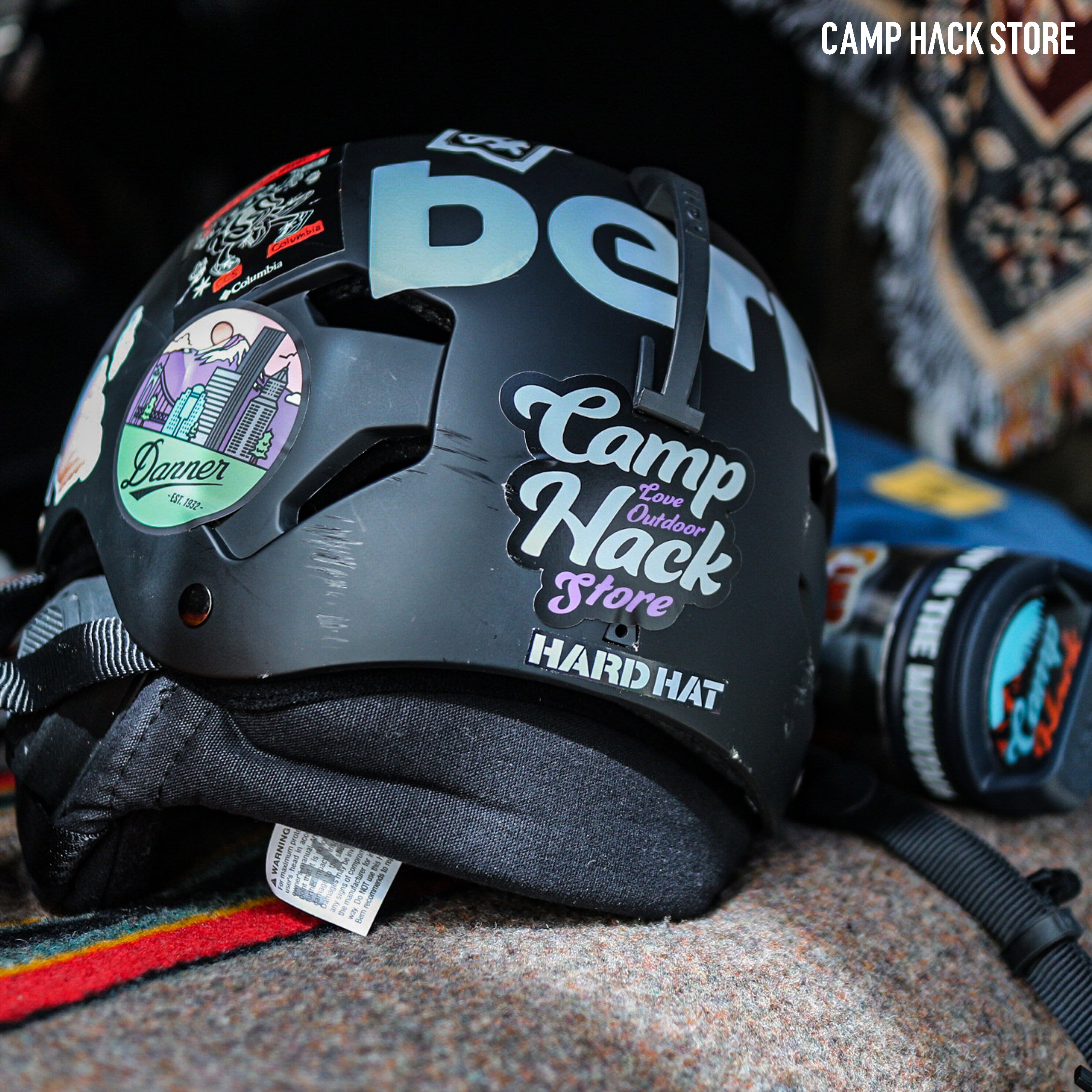 ヘルメット ステッカーチューン。RIDE&SEEK JUST RIDE IT